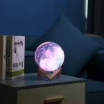 Настільний 3D Світильник-нічник Magic Moon з пультом