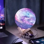 Настільний 3D Світильник-нічник Magic Moon з пультом