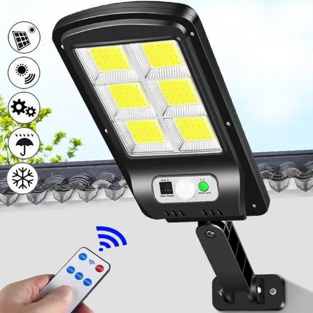 Вуличний LED ліхтар на сонячній батареї з пультом Вуличний LED ліхтар на сонячній батареї з пультом