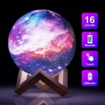 Настільний 3D Світильник-нічник Magic Moon з пультом